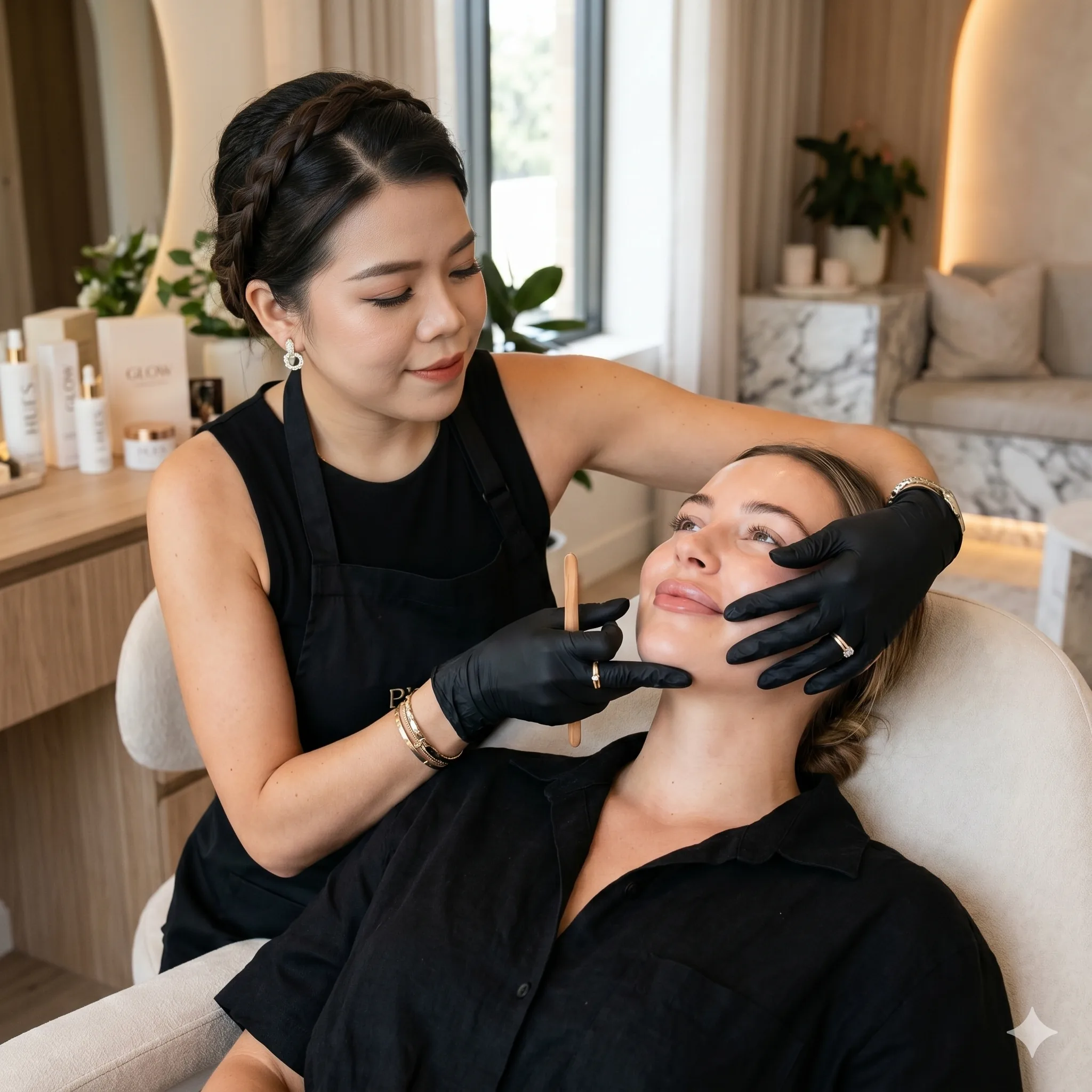 PMU touch up session at Cami Van Beauty Studio Da Nang